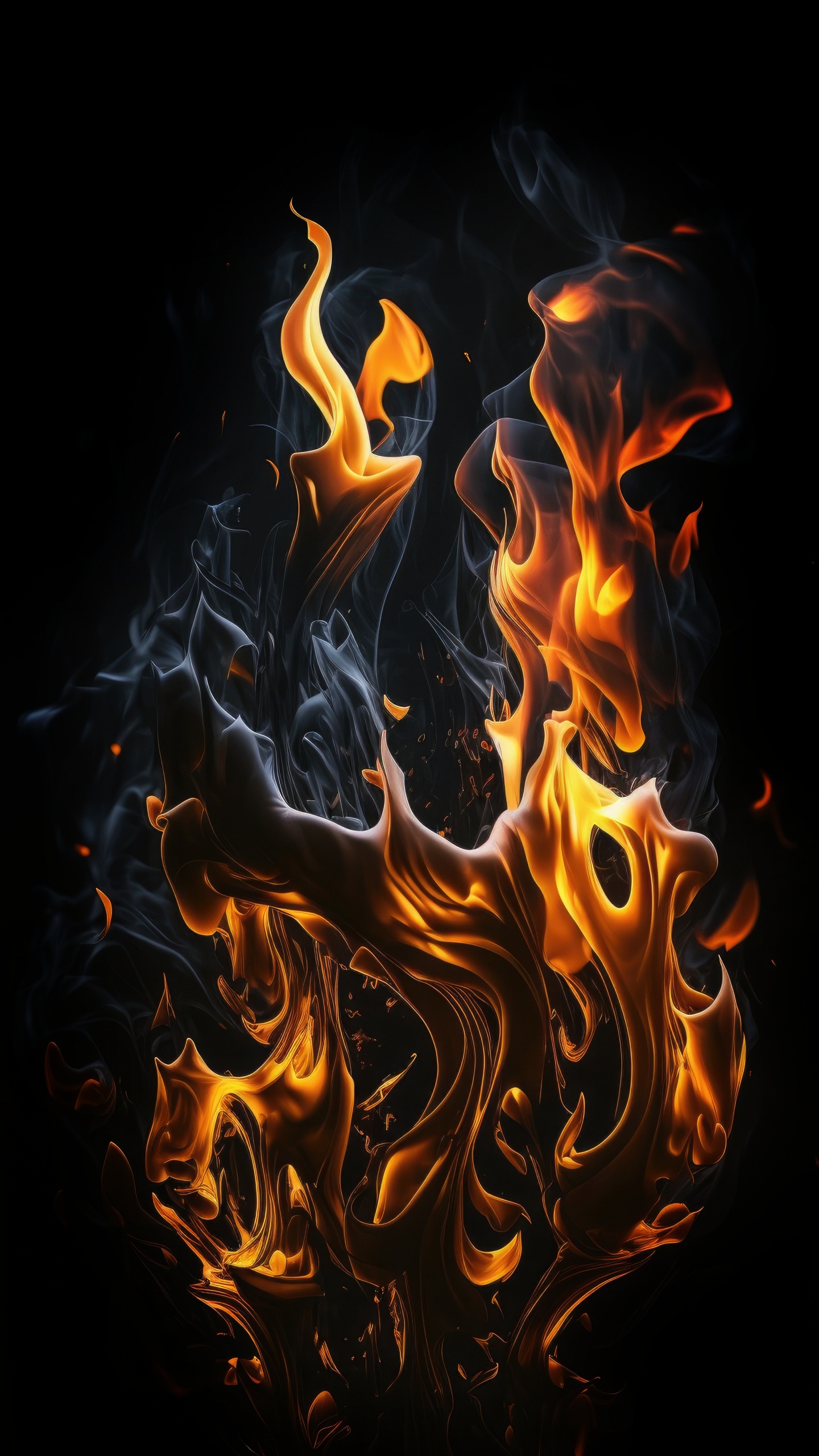 Flamme, Kunst, Design, Visual Arts, Grafik-design. Wallpaper in 1440x2560 Resolution