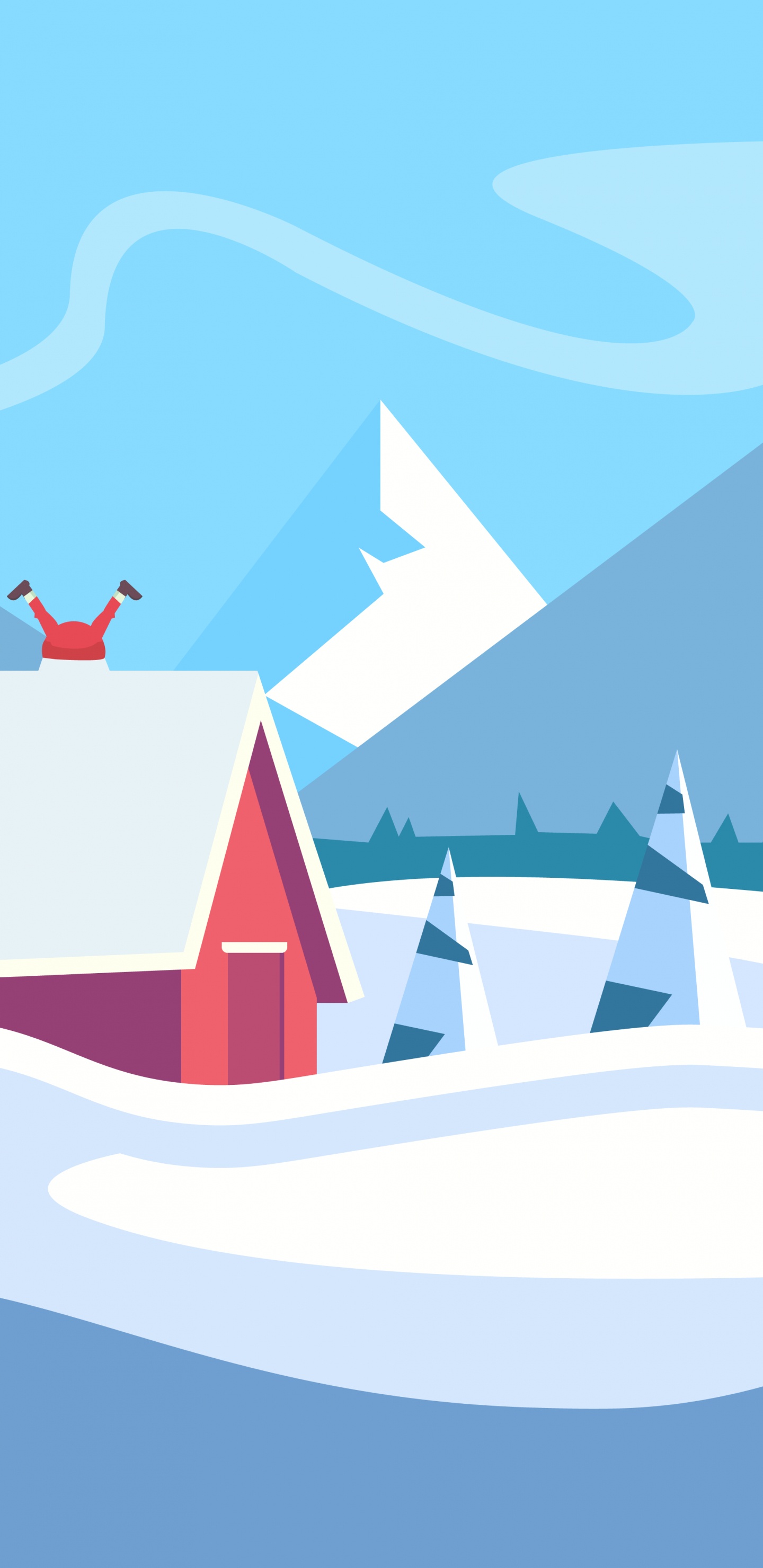 Azure, Piste, Dreieck, Rechteck, Electric Blue. Wallpaper in 1440x2960 Resolution