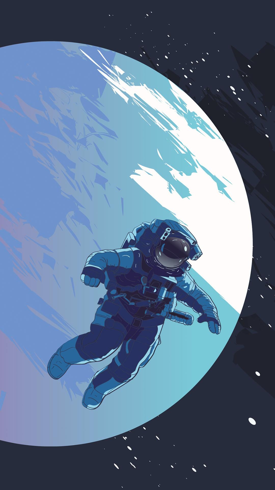空间, Linux, Linux发行版, Ubuntu, 卡通 壁纸 1080x1920 允许