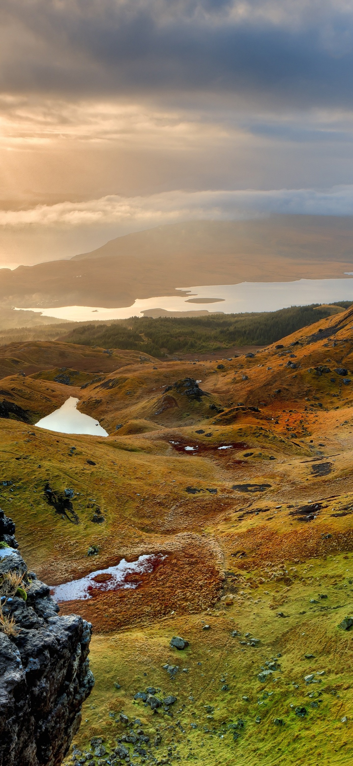 Storr, Quiraing, 旅行, 自然景观, 阳光 壁纸 1125x2436 允许