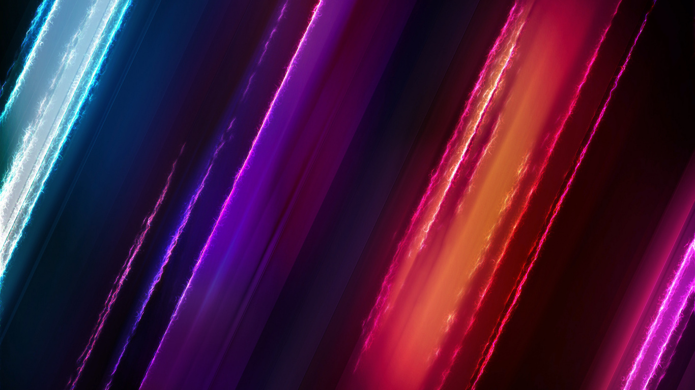 Red Blue and Purple Lights. Wallpaper in 1366x768 Resolution