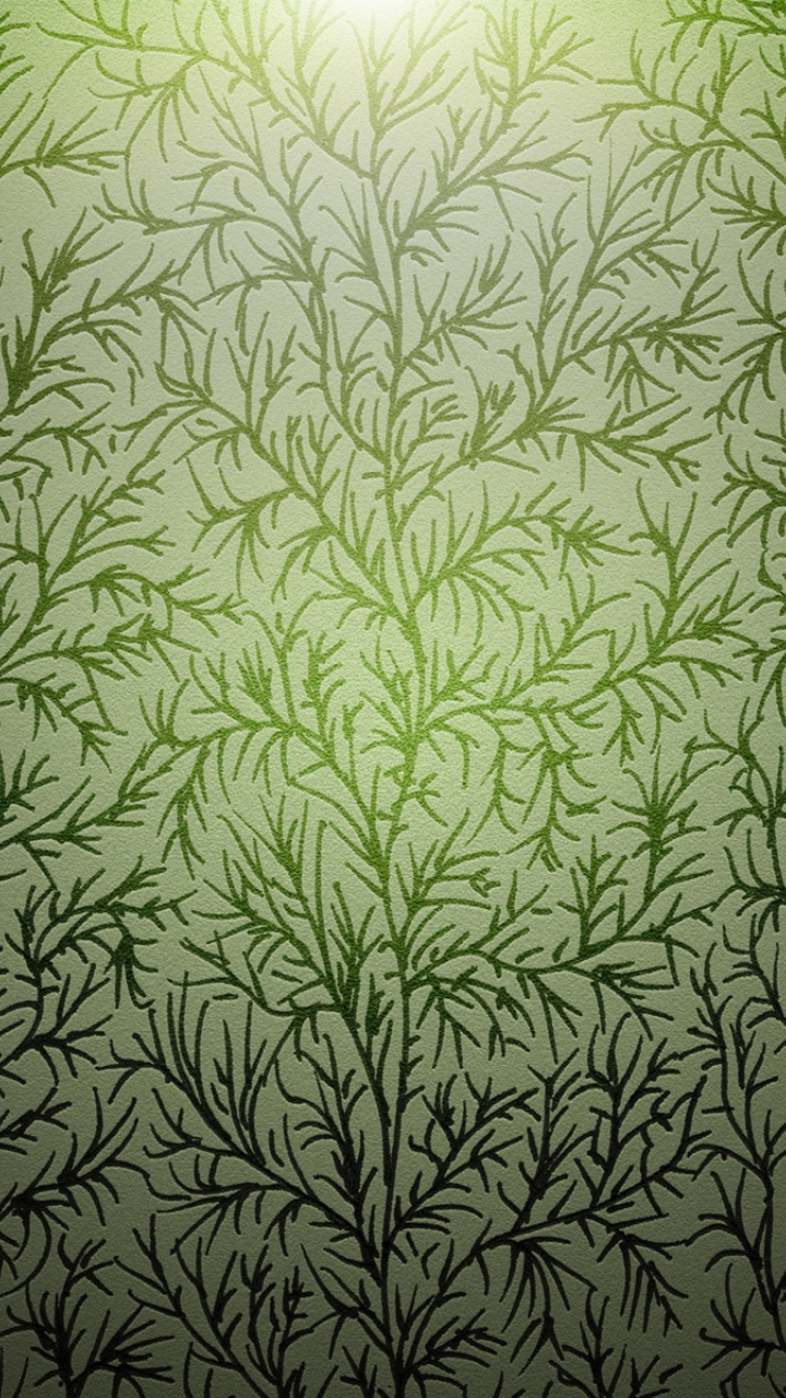 Green and White Leaf Print Textile. Wallpaper in 720x1280 Resolution