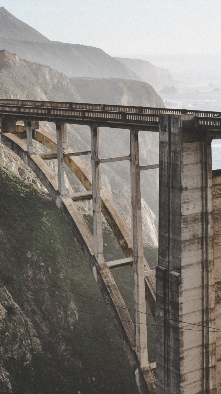 Eau, Pont, Bâtiment, Pont en Béton, Clôture. Wallpaper in 750x1334 Resolution