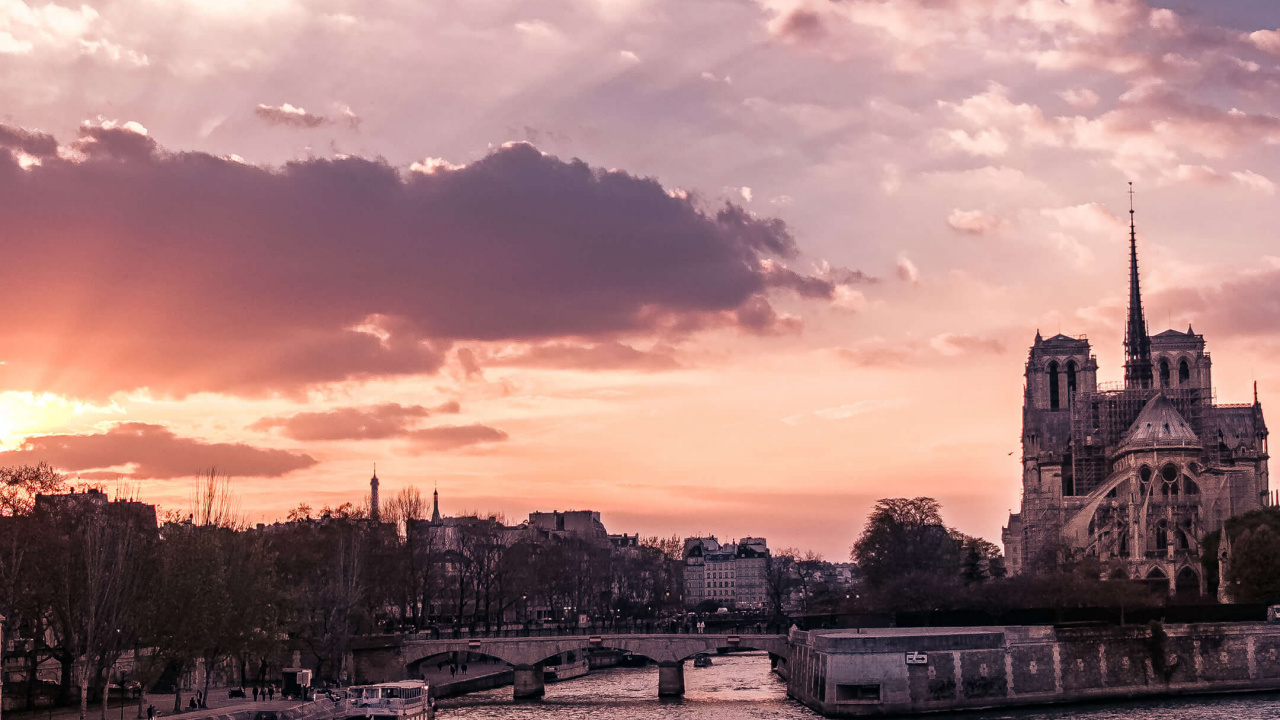 Wasser, Schiff, Wasser-Transport, Fähre, Cloud. Wallpaper in 1280x720 Resolution