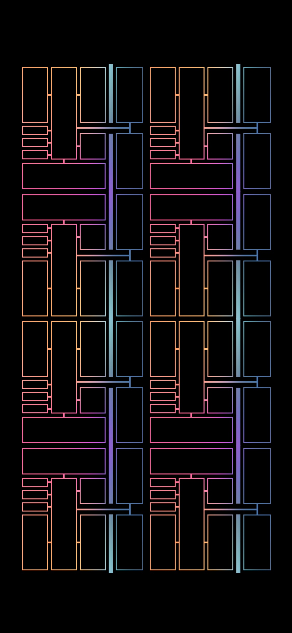 Architecture, Apple M1, Brown, Colorfulness, Pattern. Wallpaper in 1125x2436 Resolution