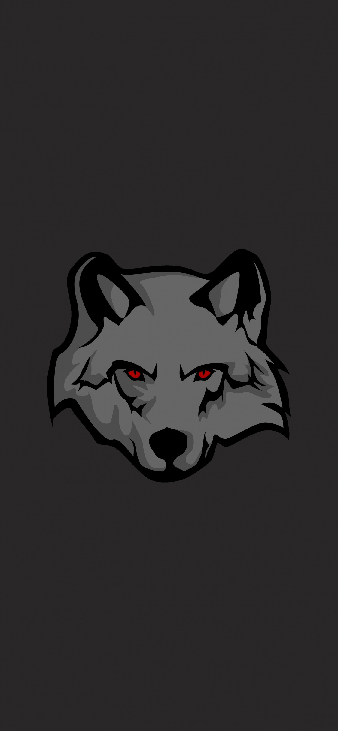 Illustration de Chat Blanc et Noir. Wallpaper in 1125x2436 Resolution