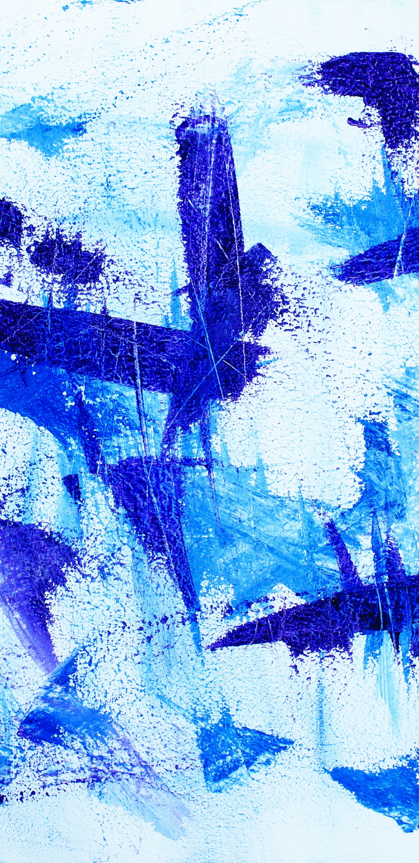 Red Yellow and Black Abstract Painting. Wallpaper in 1440x2960 Resolution