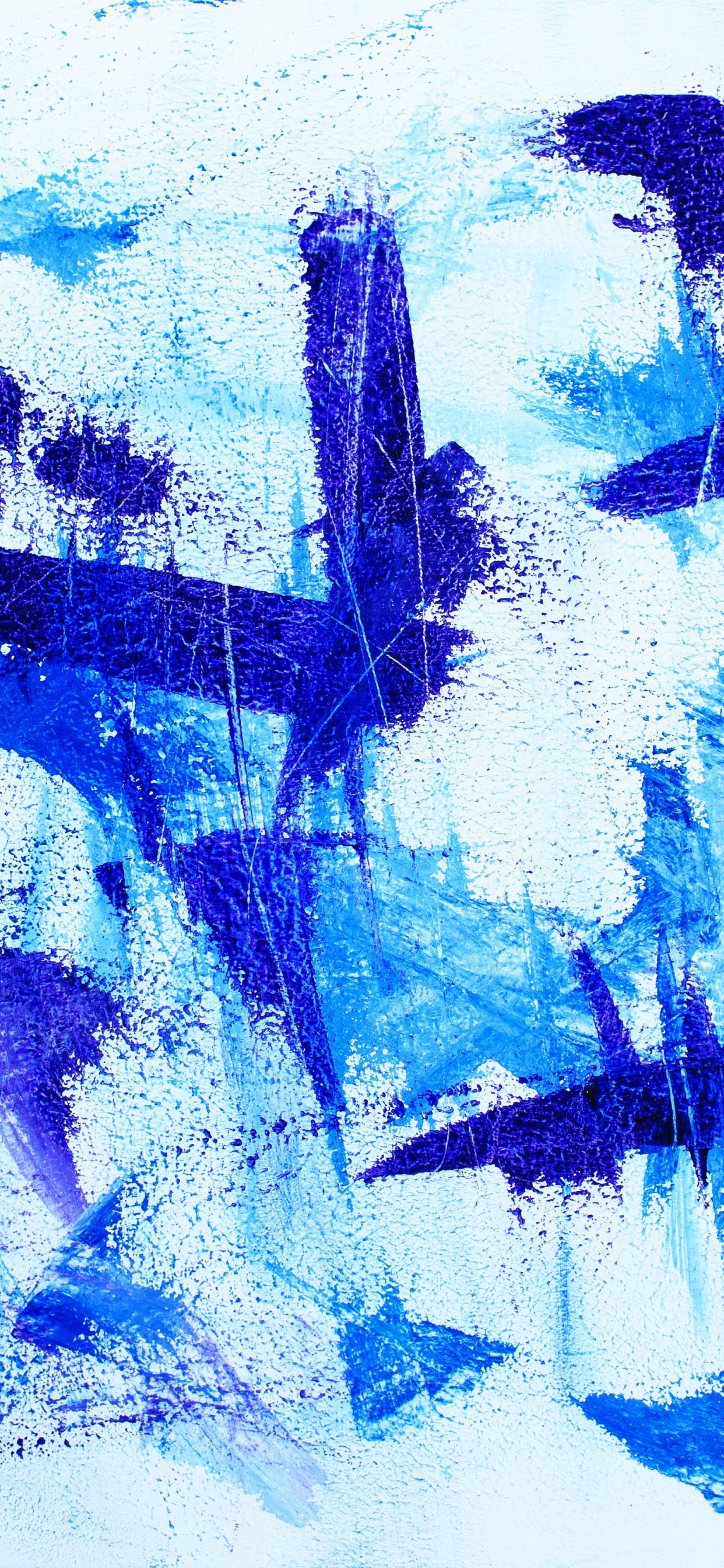 Peinture Abstraite Rouge Jaune et Noire. Wallpaper in 1242x2688 Resolution