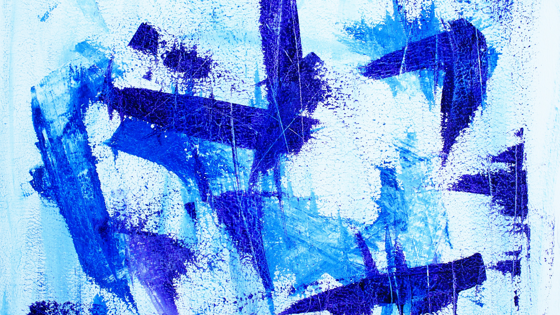 Peinture Abstraite Rouge Jaune et Noire. Wallpaper in 1920x1080 Resolution