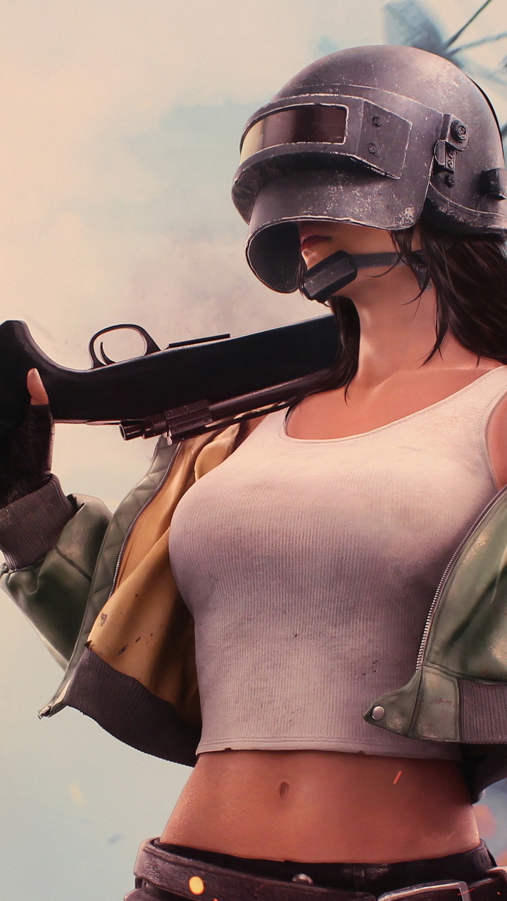 Shooter Game, Helmet, Art, Action Film, Glove. Wallpaper in 720x1280 Resolution