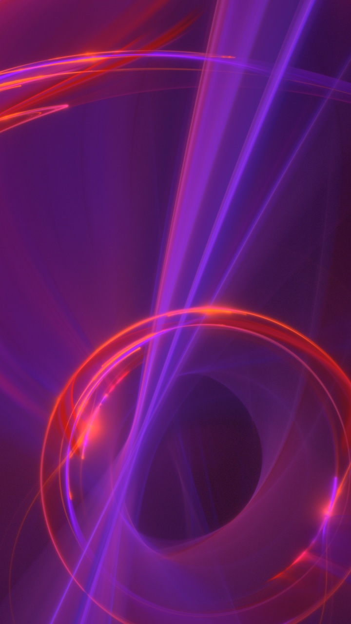 Blaues Und Lila Licht Digitales Hintergrundbild. Wallpaper in 720x1280 Resolution