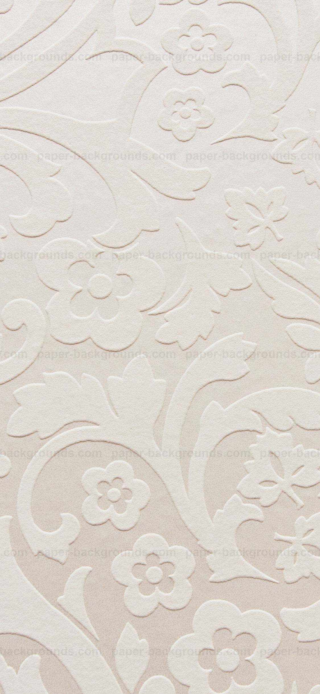 Textile Fleuri Blanc et Gris. Wallpaper in 1125x2436 Resolution