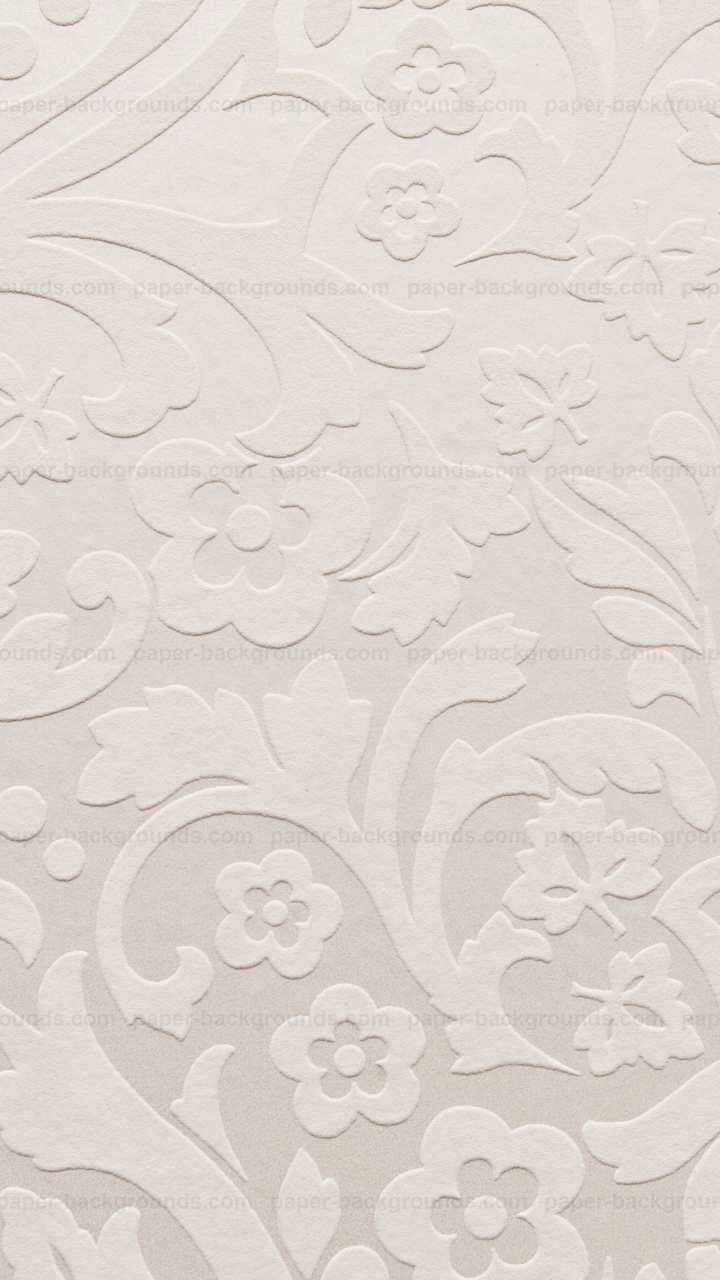 Weißes Und Graues Florales Textil. Wallpaper in 720x1280 Resolution