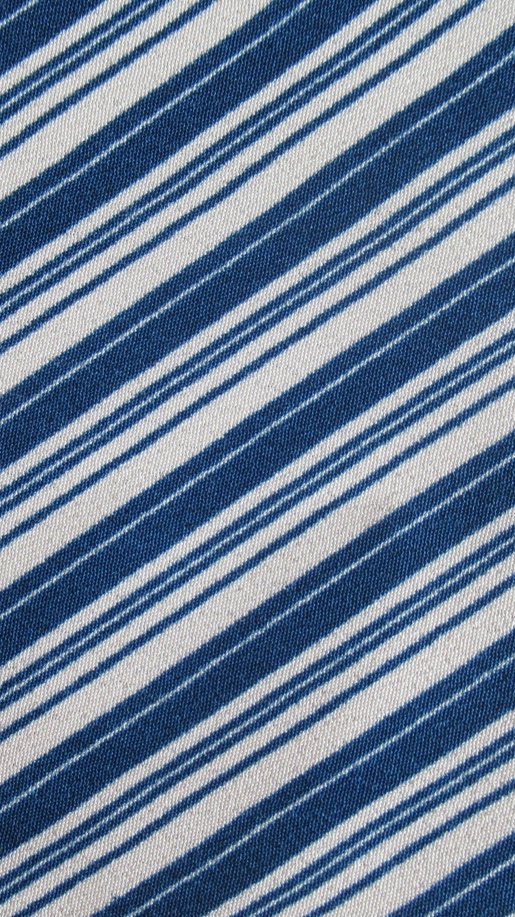 Textile Rayé Bleu et Blanc. Wallpaper in 750x1334 Resolution