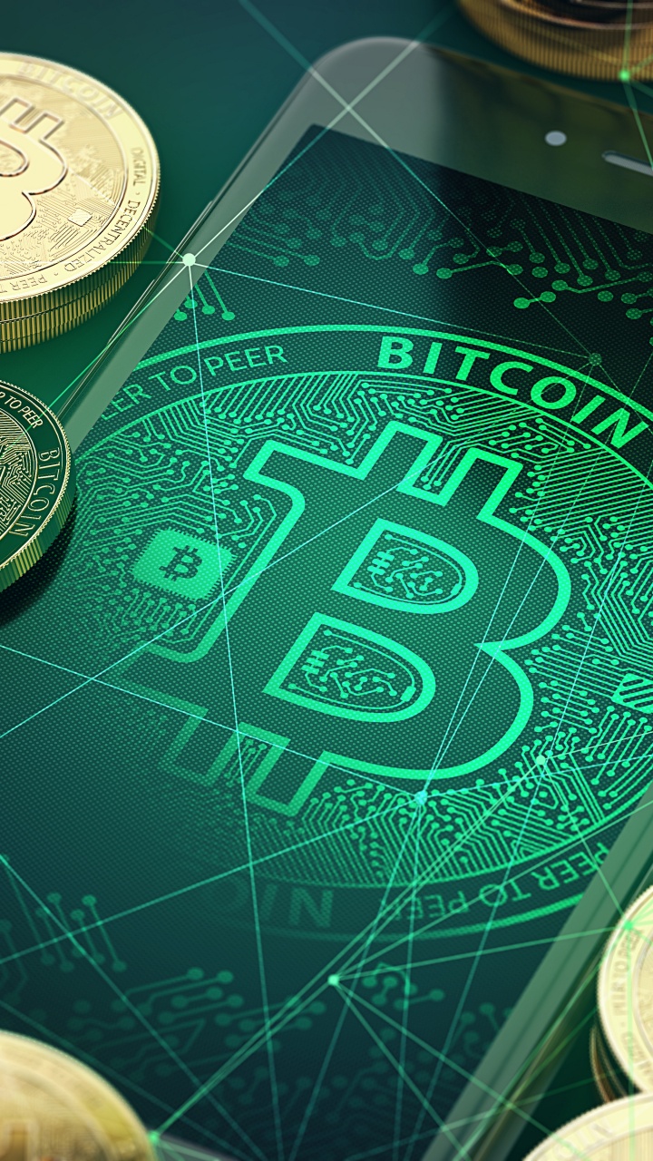 Green and Silver Round Coins. Wallpaper in 720x1280 Resolution