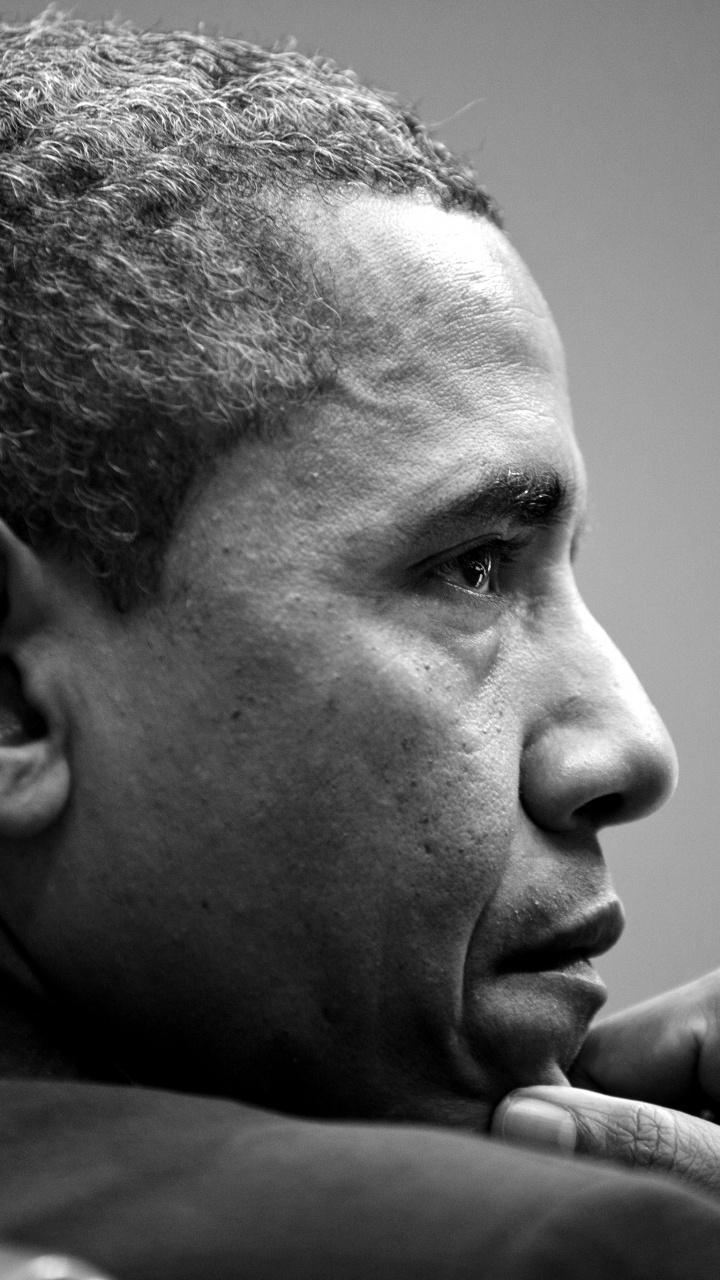 美国总统, 鼻子, 下巴, 额头, 黑色的 壁纸 720x1280 允许