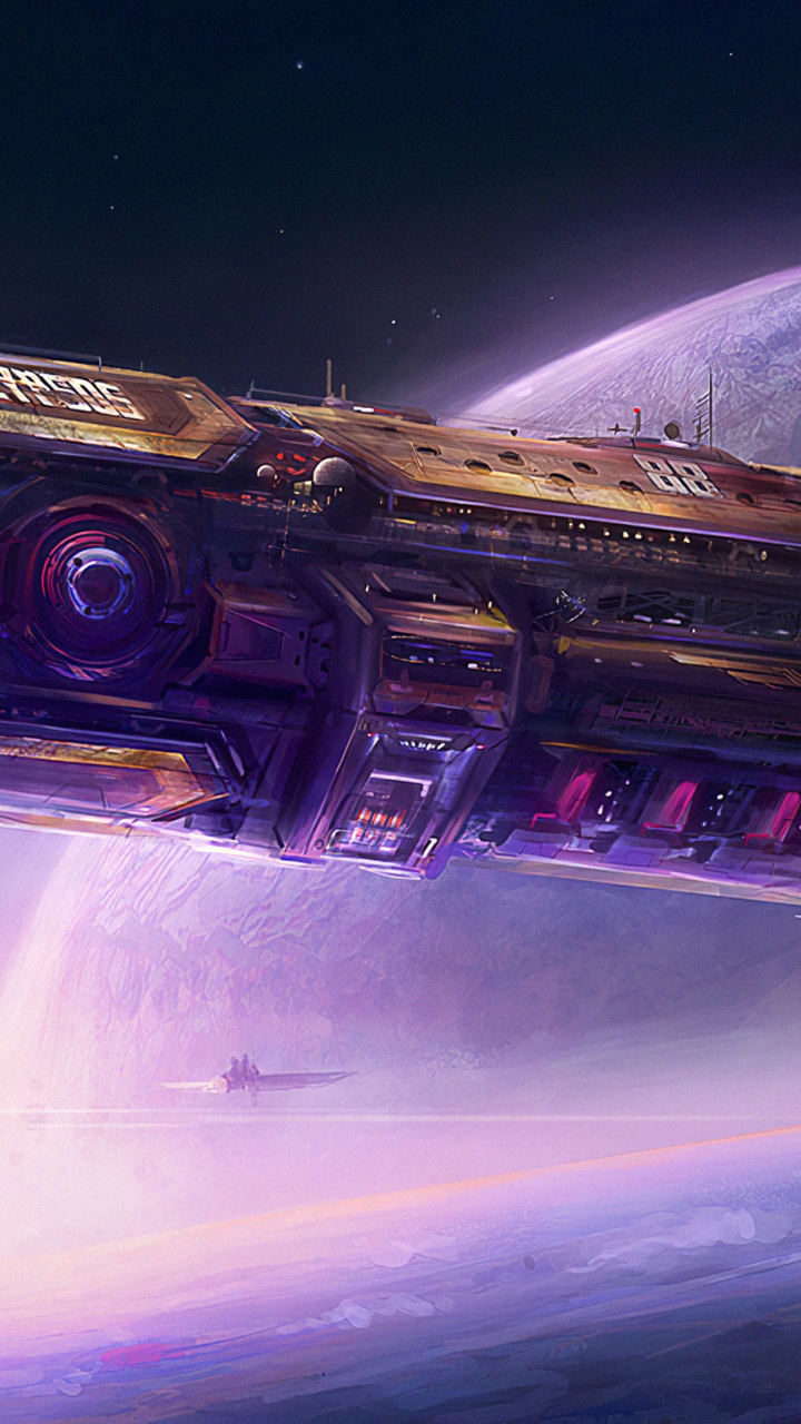 Sci fi Raumschiffe Art, Science-fiction, Raum Kunst, Digitale Kunst, Kunst. Wallpaper in 720x1280 Resolution