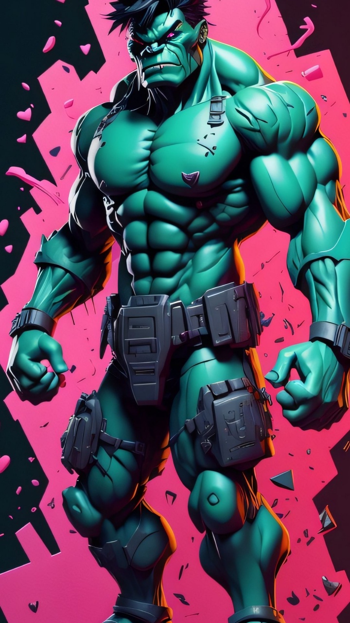 Hulk, Superhelden, Captain America, Gr, Spielzeug. Wallpaper in 720x1280 Resolution