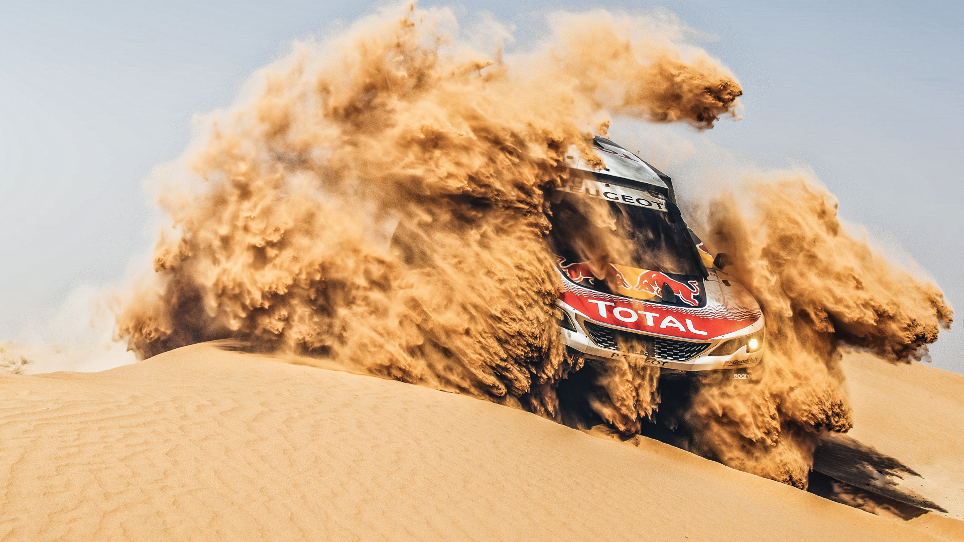 Black and Red Car on Desert During Daytime. Wallpaper in 1920x1080 Resolution