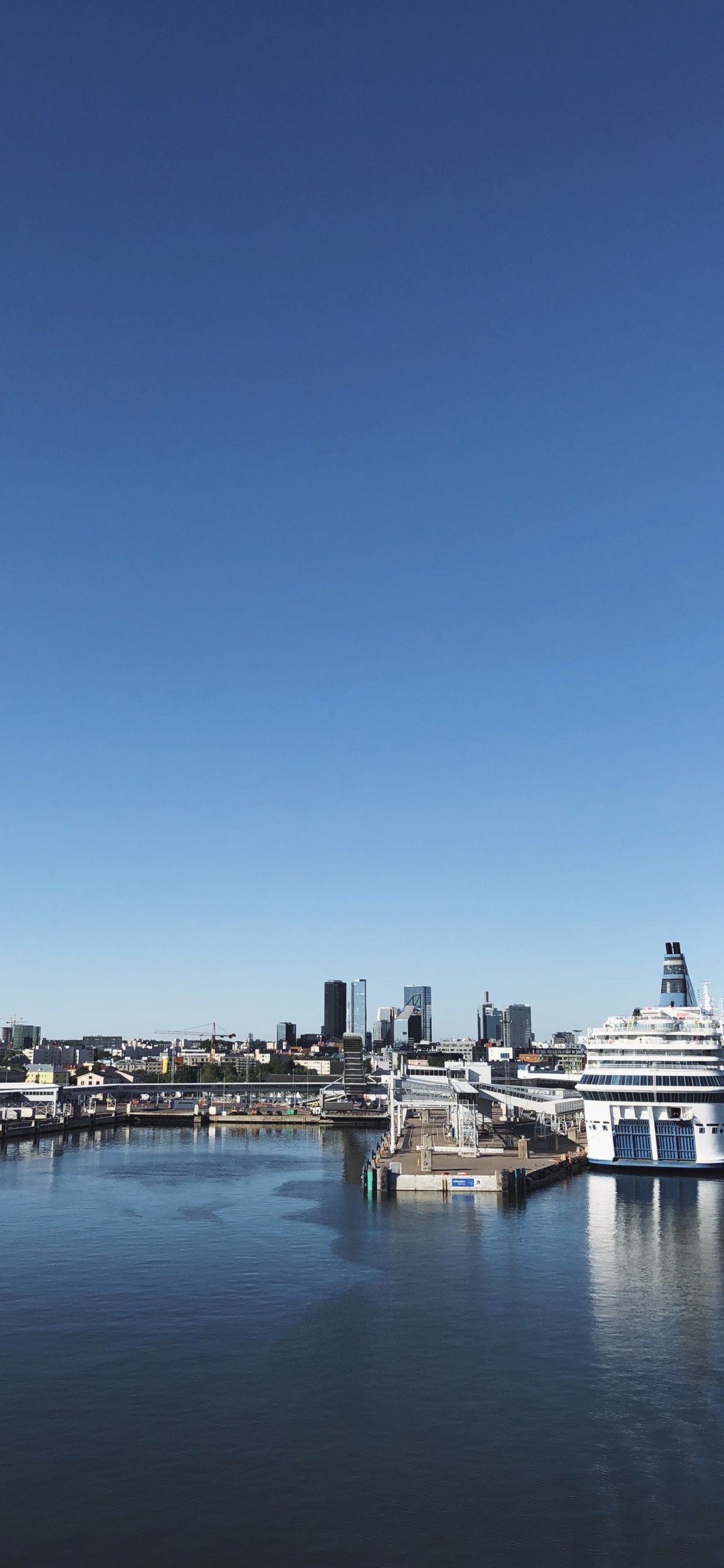 Water, City, Horizon, Marina, Watercraft. Wallpaper in 1242x2688 Resolution