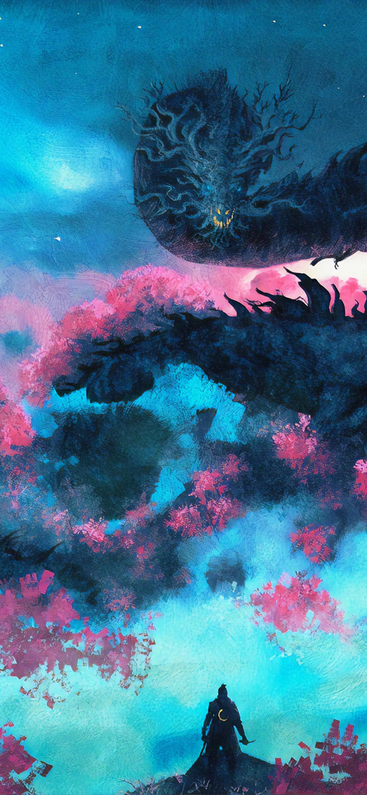 Sekiro Shadows Die Twice Art, Sekiro: Shadows Die Twice, Art, Digital Art, Concept Art. Wallpaper in 1242x2688 Resolution