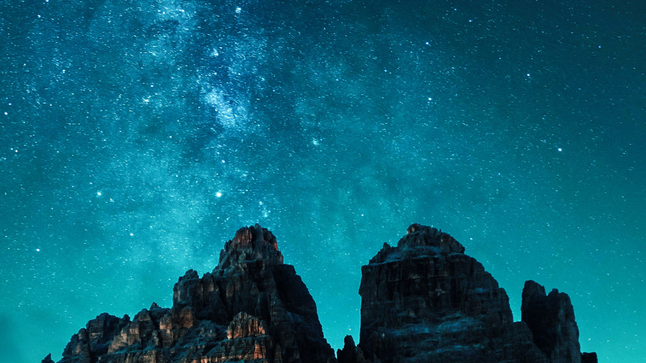 Atmosphere, Mountain, Moon, World, Natural Landscape. Wallpaper in 1280x720 Resolution