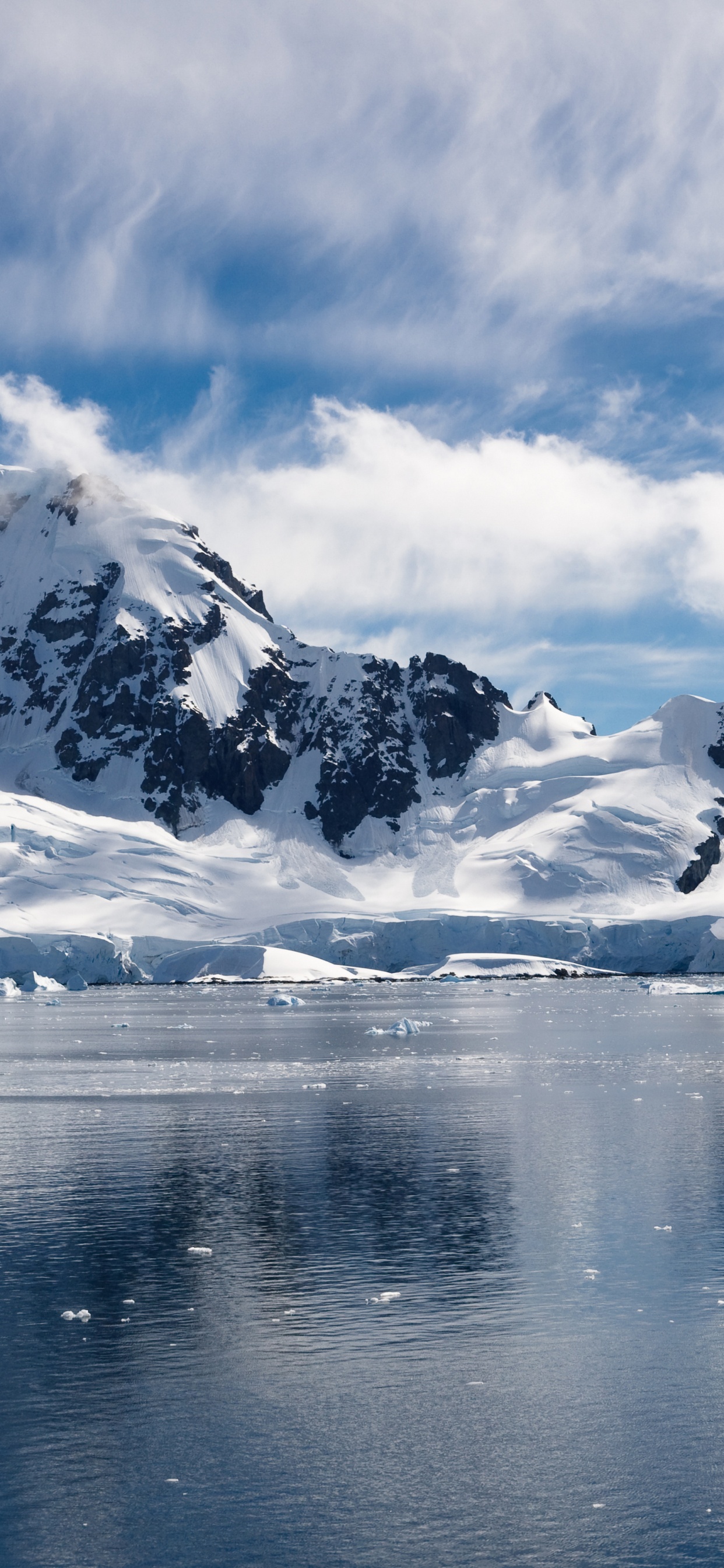 大海, 极地冰盖, 性质, 多山的地貌, 冰川地貌 壁纸 1242x2688 允许