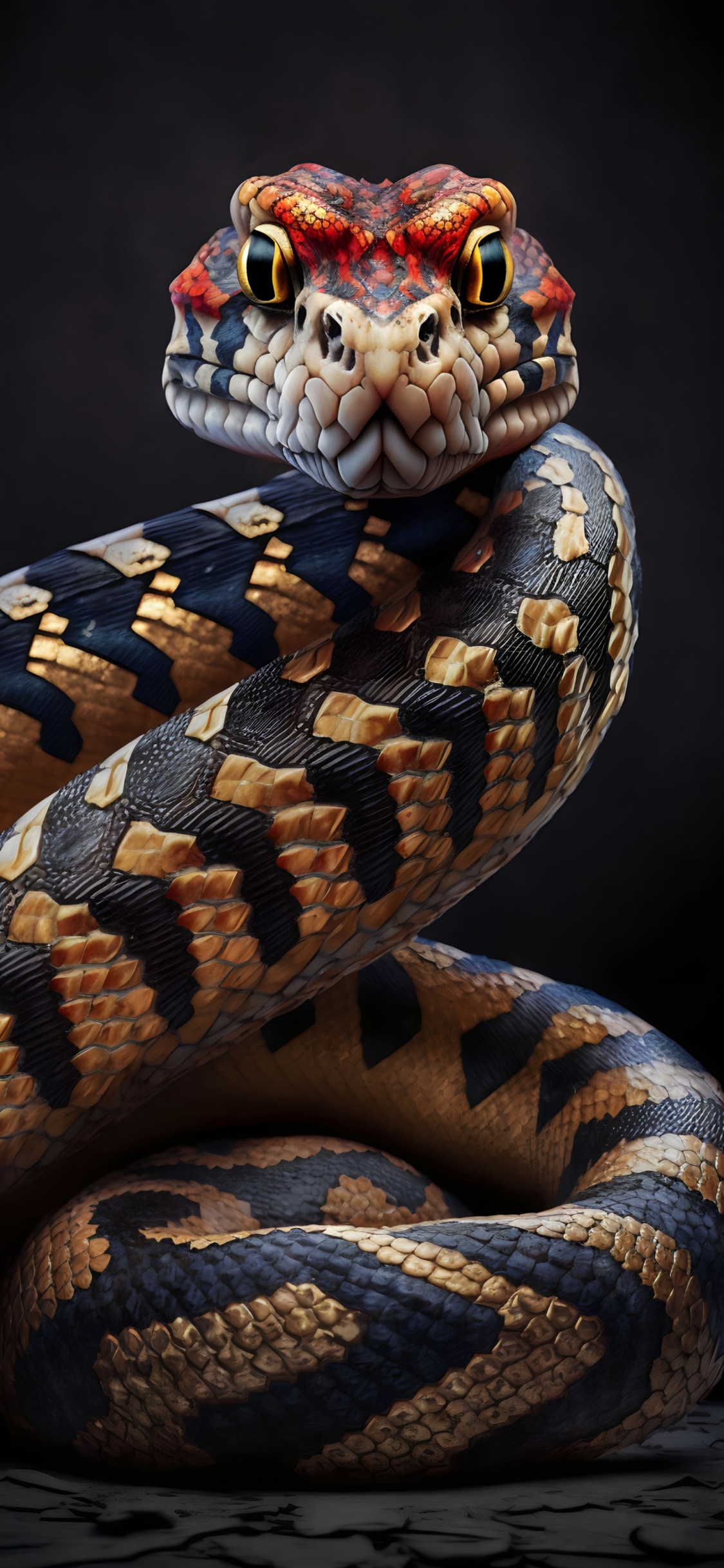 Common Garter Snake, Reptiles, Bullsnake, Kingsnakes, Corn Snake. Wallpaper in 1125x2436 Resolution