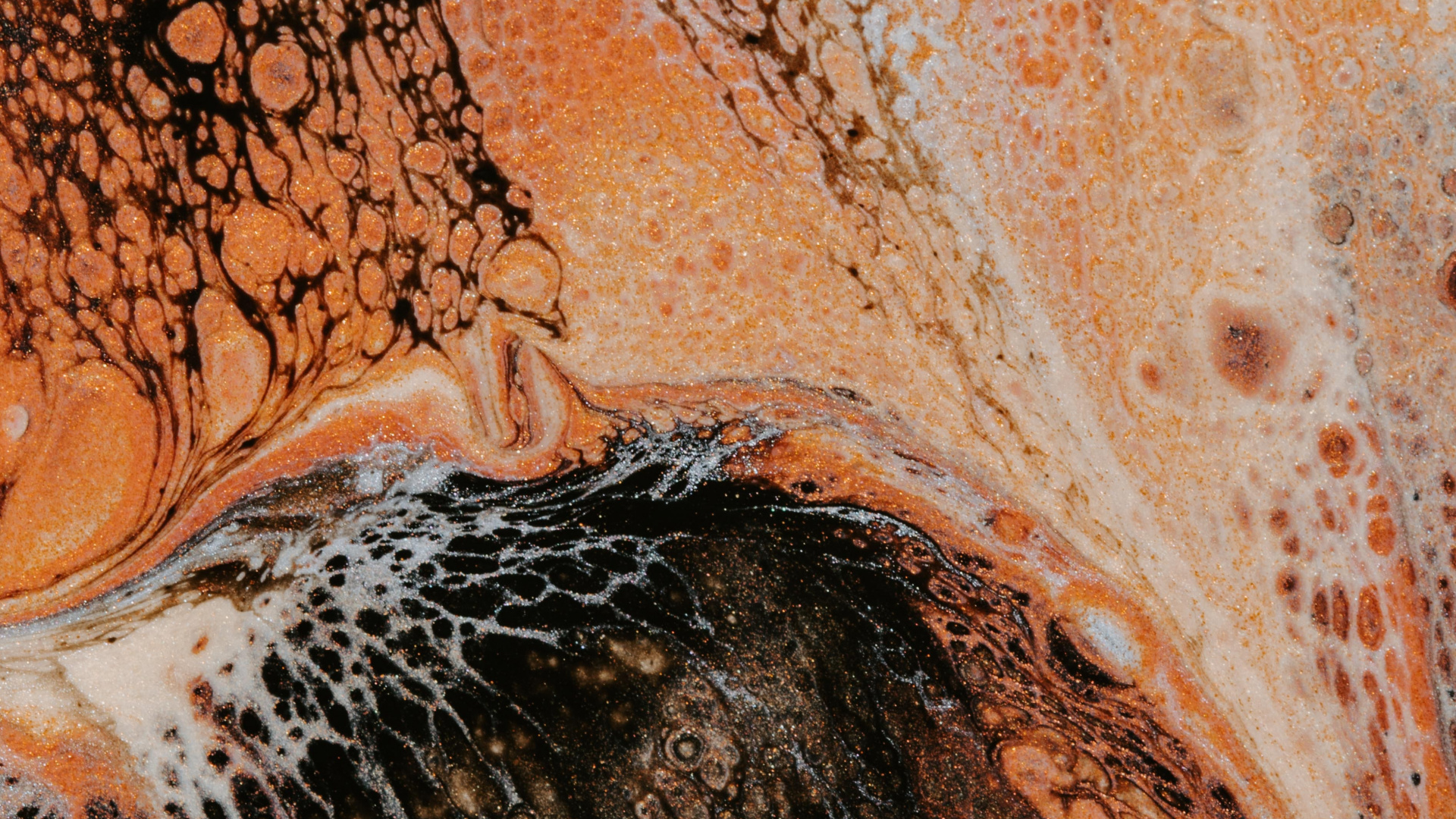 Brown and Black Abstract Painting. Wallpaper in 1920x1080 Resolution