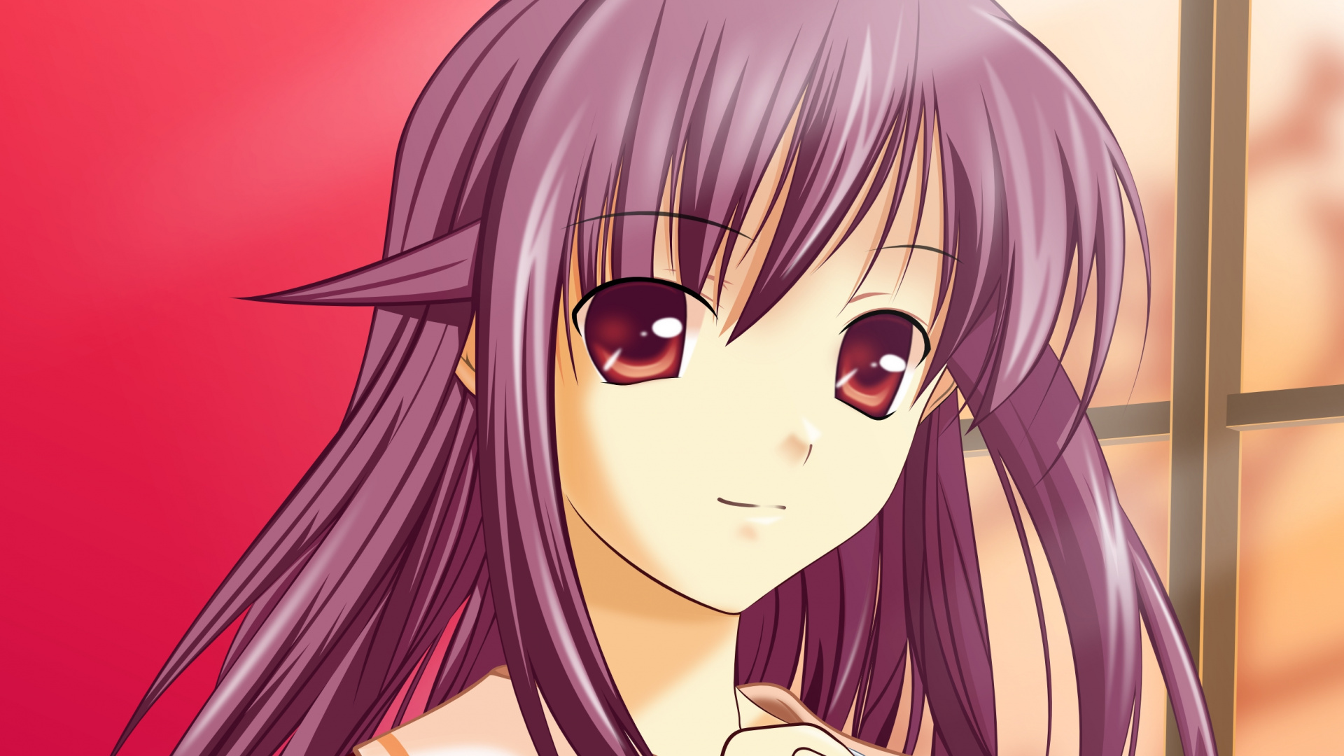 Personaje de Anime de Mujer de Pelo Morado. Wallpaper in 1920x1080 Resolution