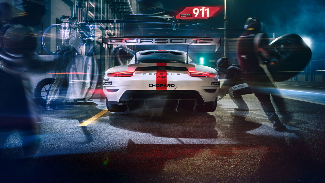Porsche 911 Rsr, Porsche 911 GT3 RSR, 2019 Porsche 911, Porsche, Cars. Wallpaper in 1280x720 Resolution