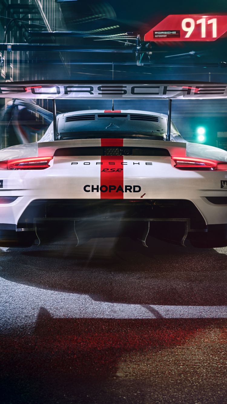 Porsche 911 Rsr, Porsche 911 GT3 RSR, 2019 Porsche 911, Porsche, Cars. Wallpaper in 750x1334 Resolution