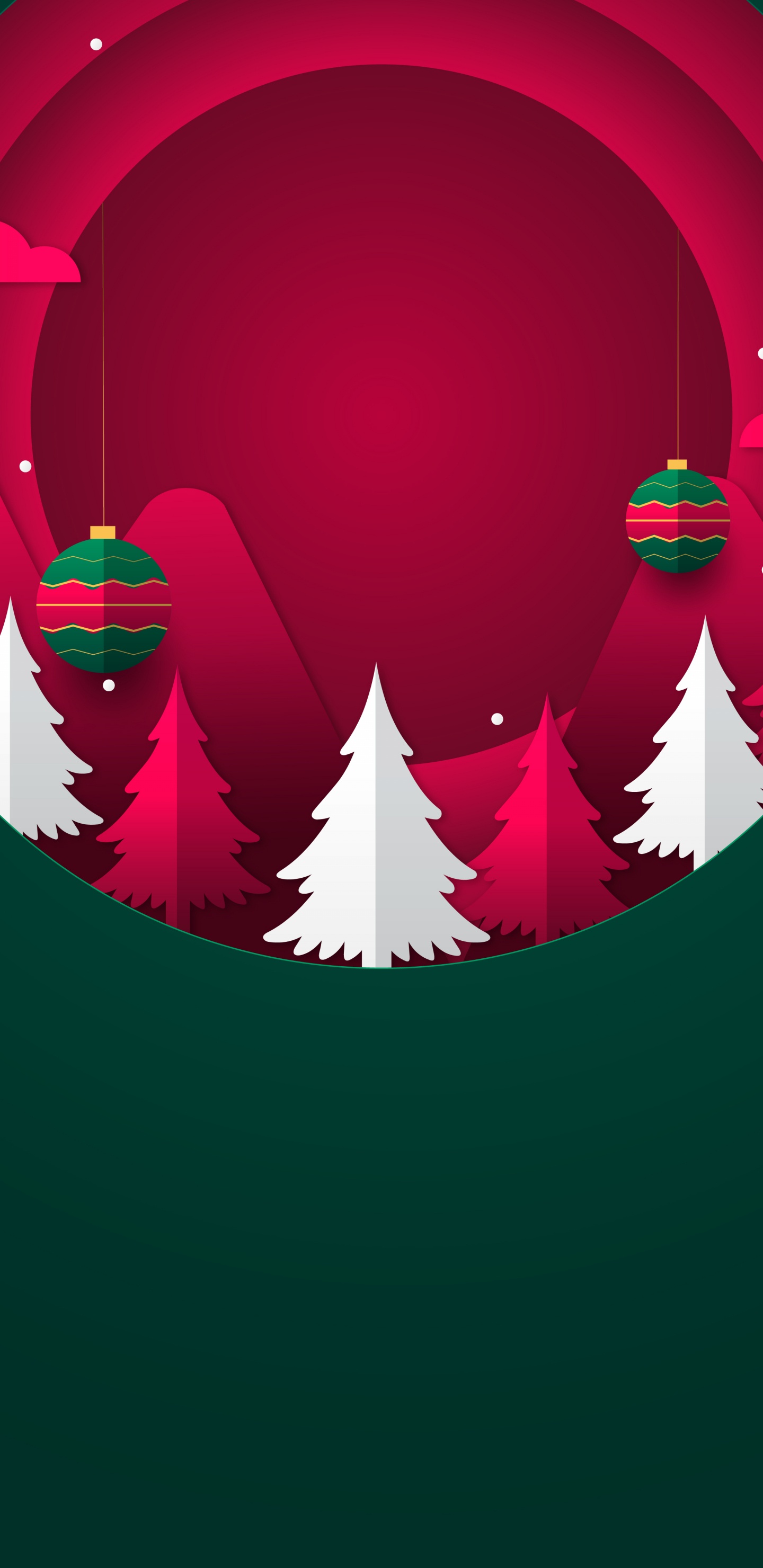 Ornement de Noël, Plantes Ligneuses, Décoration de Noël, Evergreen, Art. Wallpaper in 1440x2960 Resolution