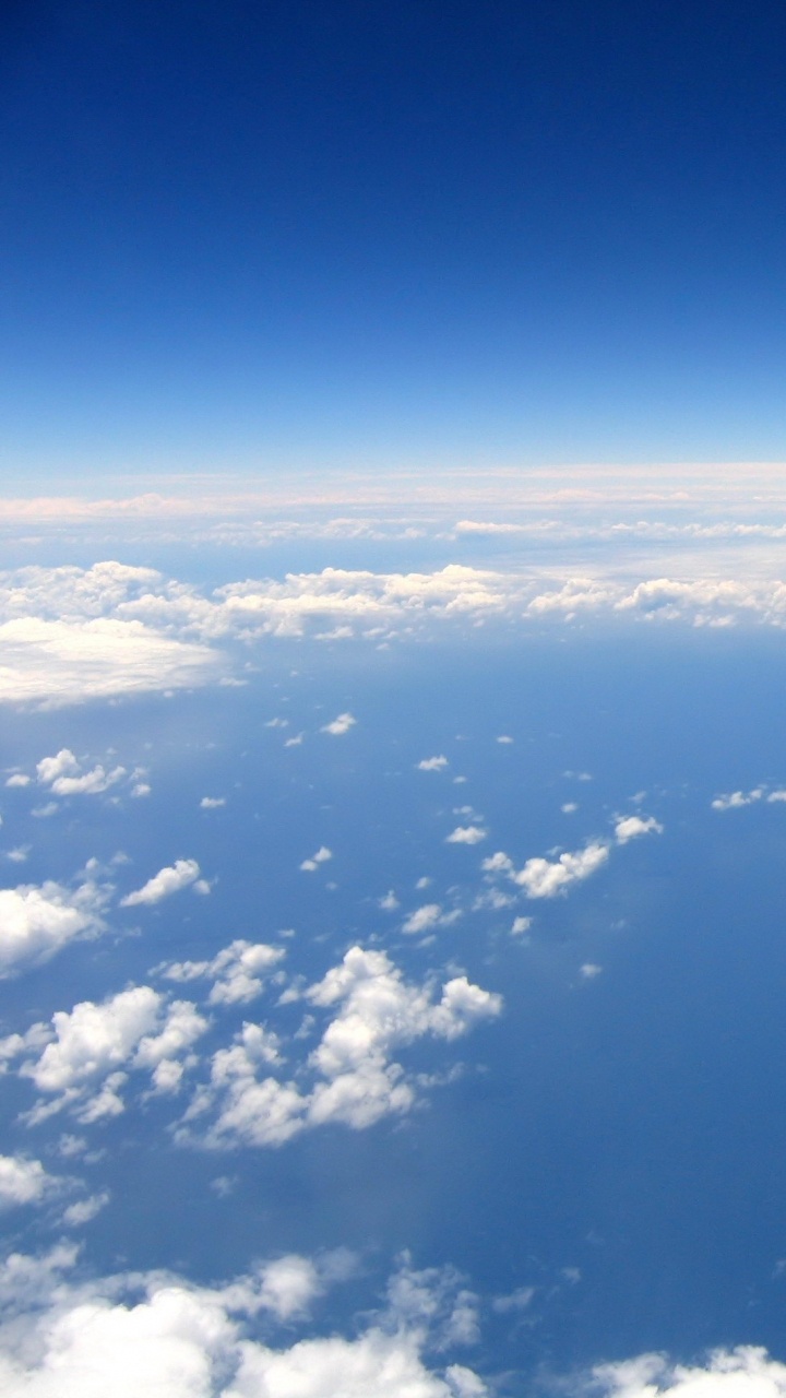 White Clouds and Blue Sky During Daytime. Wallpaper in 720x1280 Resolution