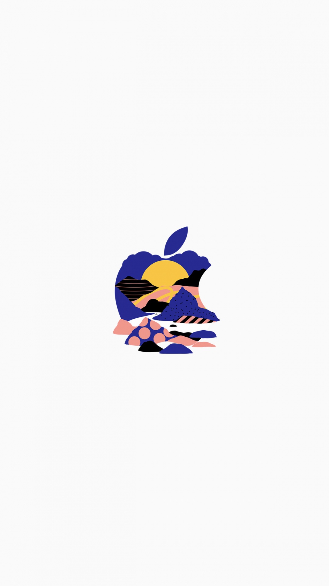 IPhone, Apple Event October 2020, Apple, Bleu de Cobalt, Animation. Wallpaper in 1080x1920 Resolution
