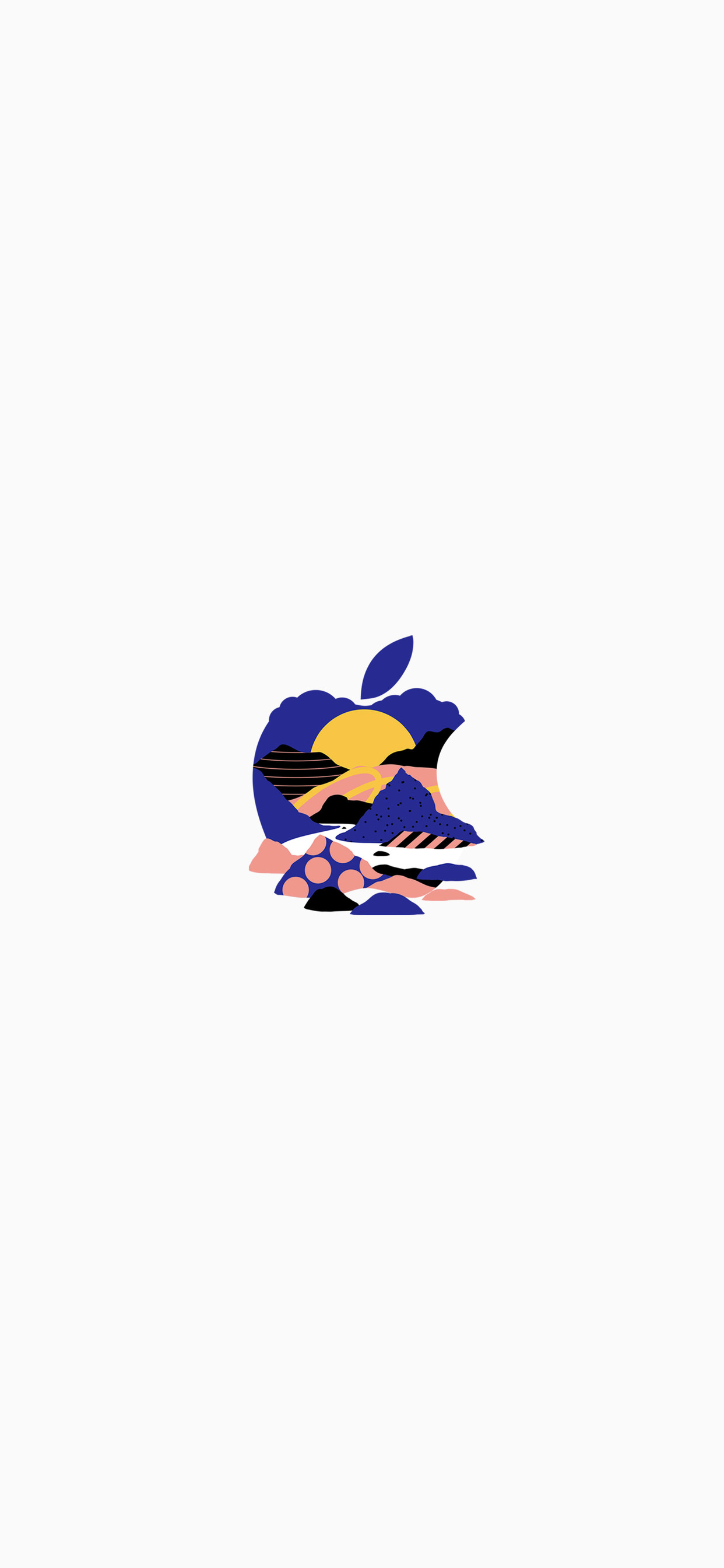 IPhone, Apple Event October 2020, Apple, Bleu de Cobalt, Animation. Wallpaper in 1242x2688 Resolution