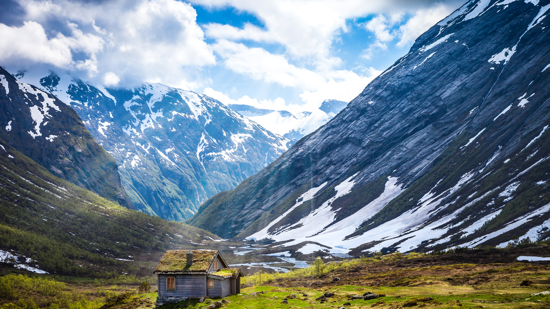花园, 幼儿园, 生态区, 自然景观, 斜坡 壁纸 1920x1080 允许