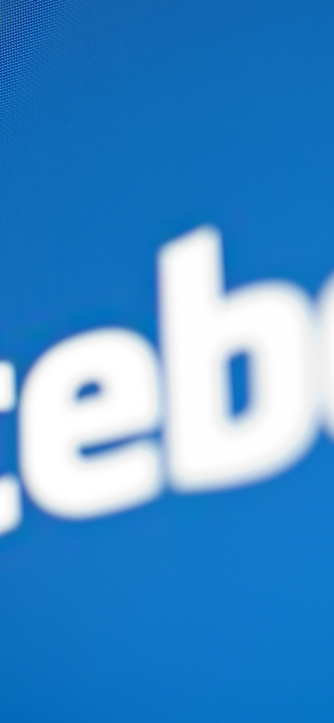 Facebook, Logo, Blue, Text, Brand. Wallpaper in 1125x2436 Resolution