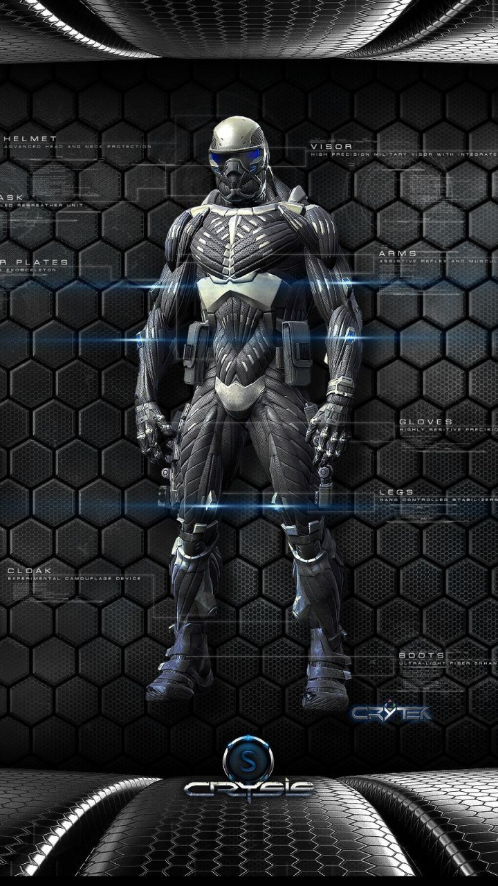 Crysis, Crysis 2, Crysis 3, Muscle, Symmetry. Wallpaper in 720x1280 Resolution