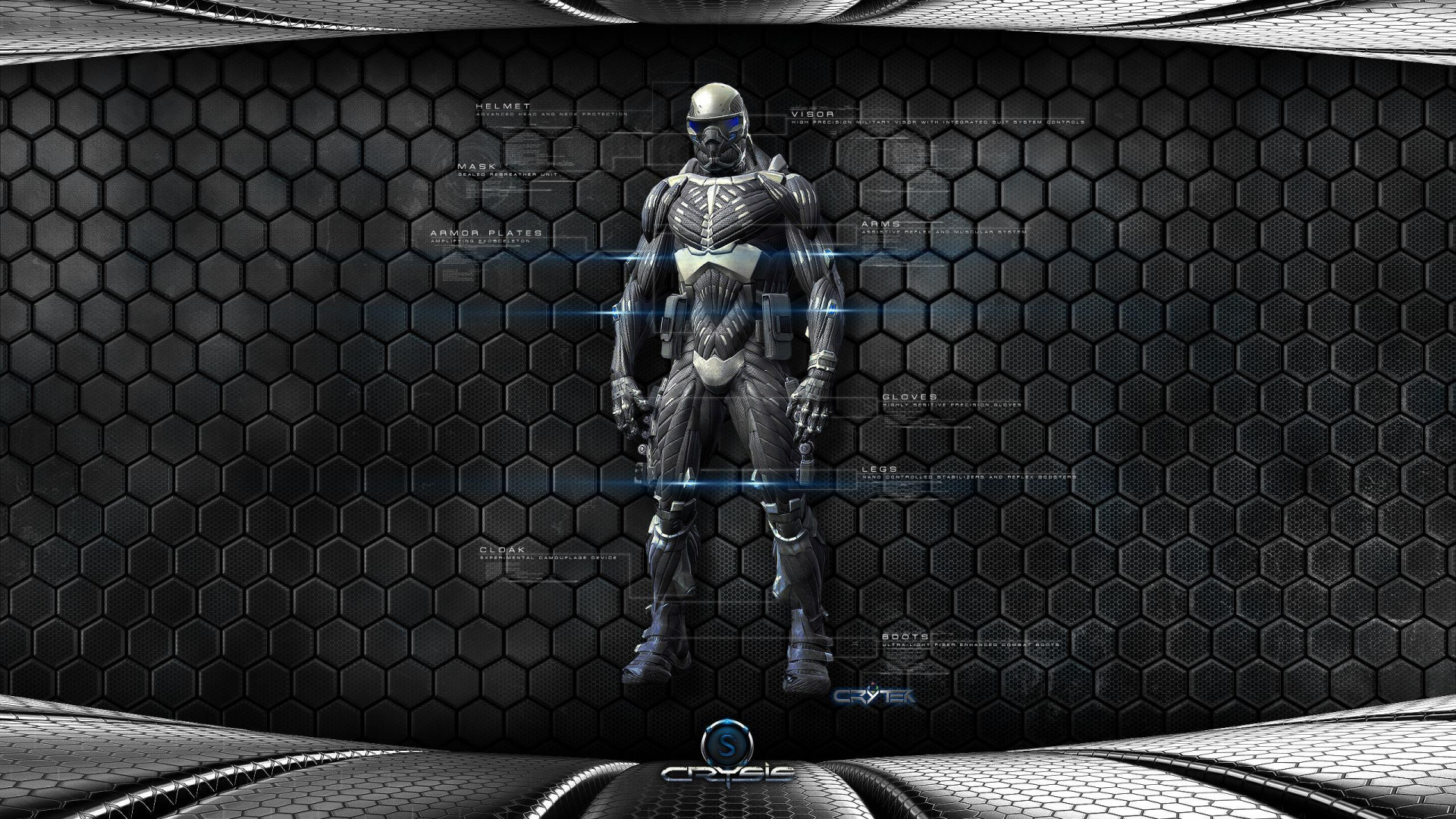 Crysis, Crysis 2, Crysis 3, Muskel, Symmetrie. Wallpaper in 1920x1080 Resolution