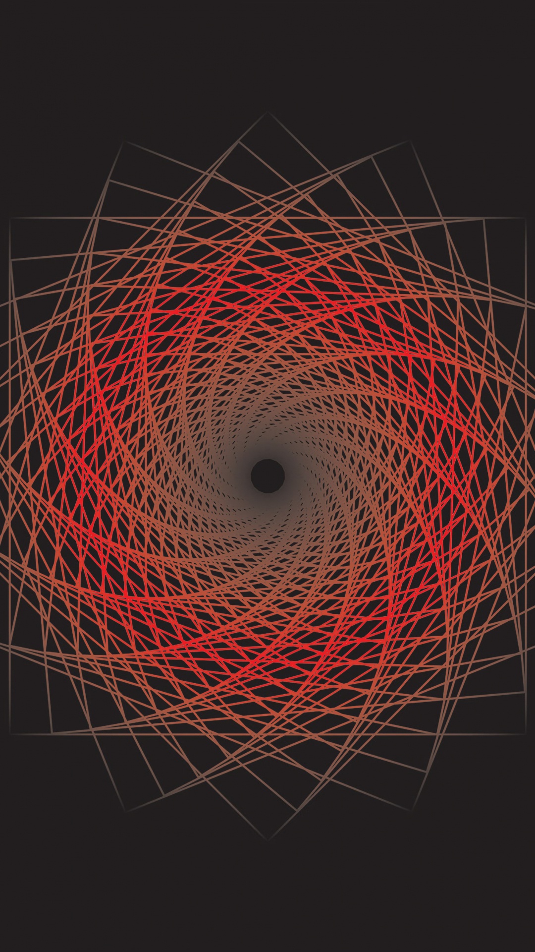 Orange Und Weiße Lichtillustration. Wallpaper in 1080x1920 Resolution