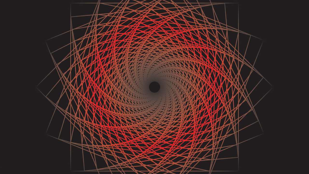 Orange Und Weiße Lichtillustration. Wallpaper in 1280x720 Resolution