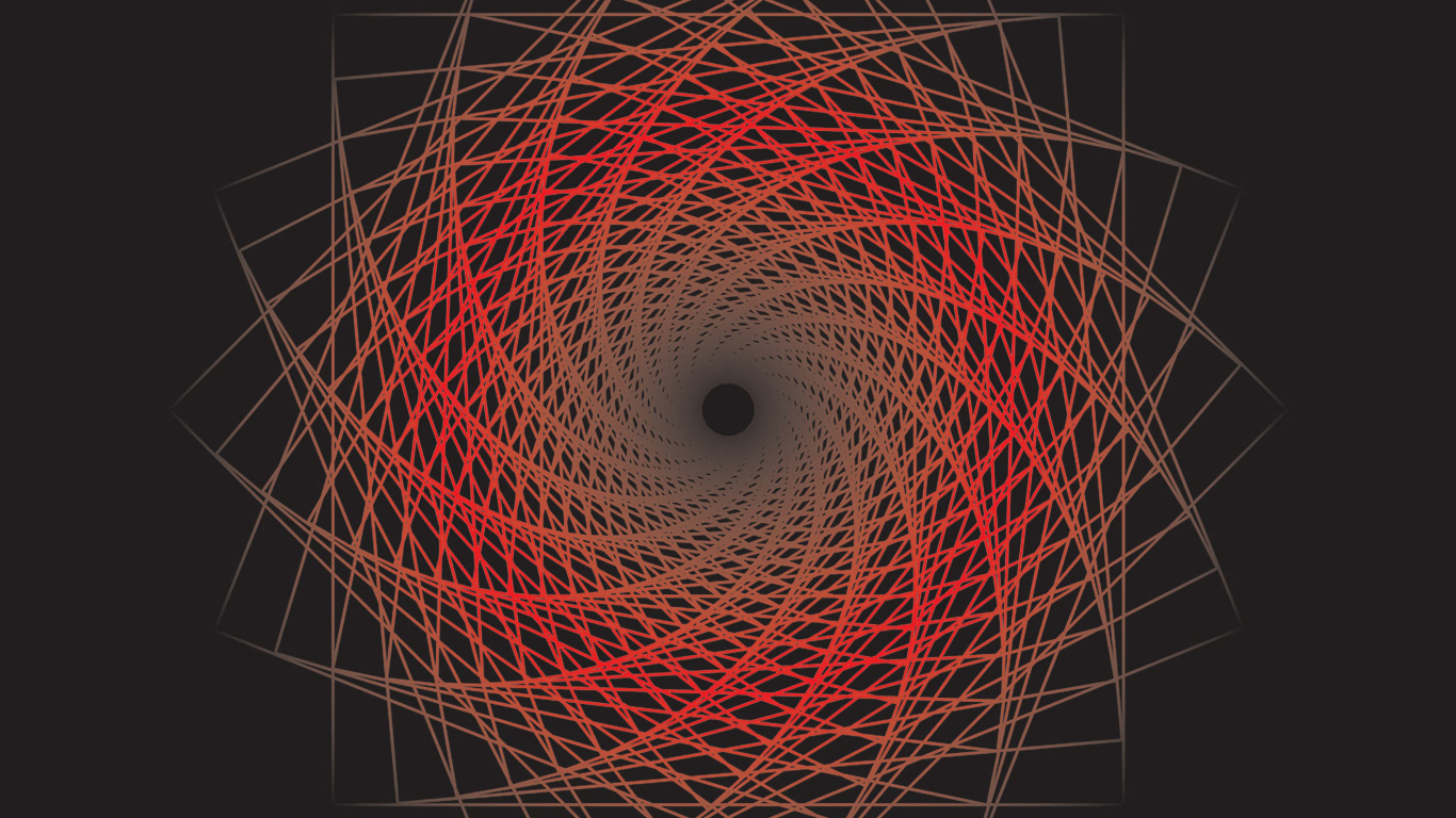 Orange Und Weiße Lichtillustration. Wallpaper in 1366x768 Resolution