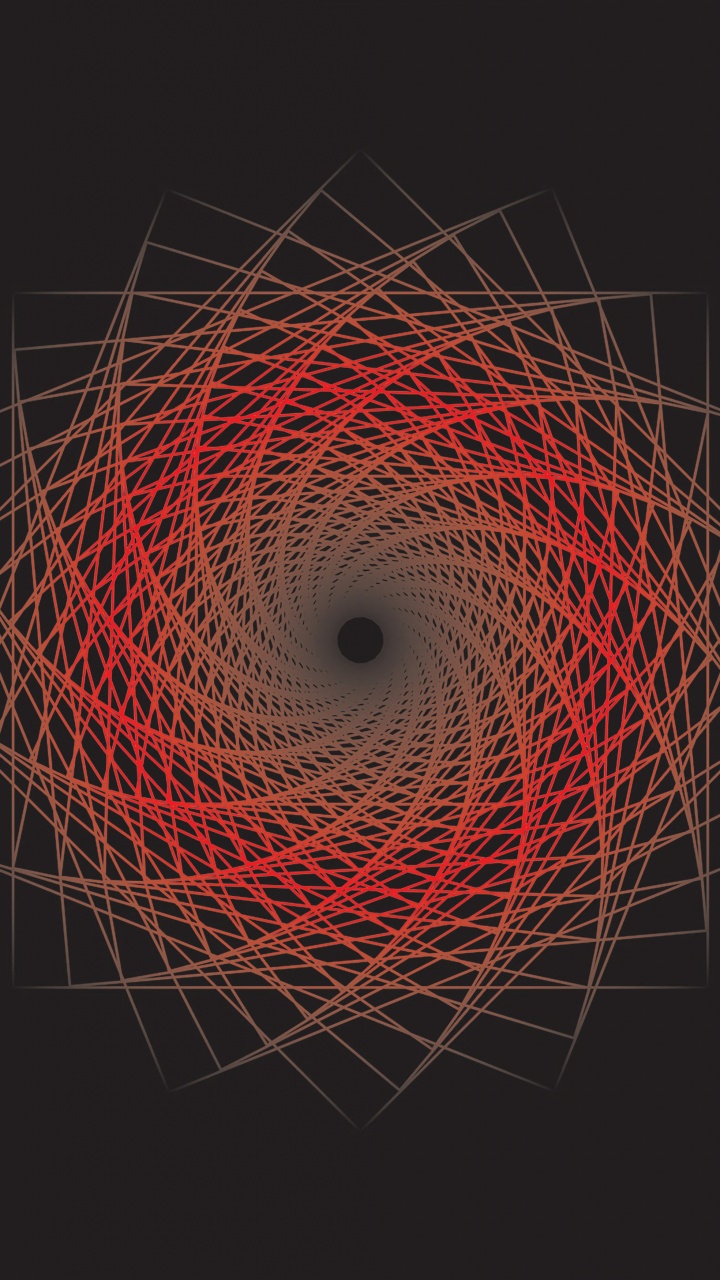 Orange Und Weiße Lichtillustration. Wallpaper in 720x1280 Resolution