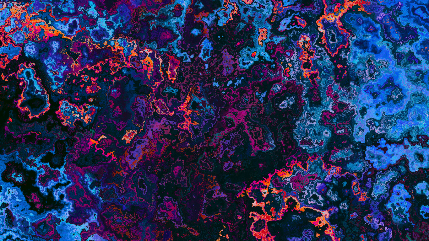 Arrecife de Coral, Tierra, Arte, Magenta, Patrón. Wallpaper in 1366x768 Resolution