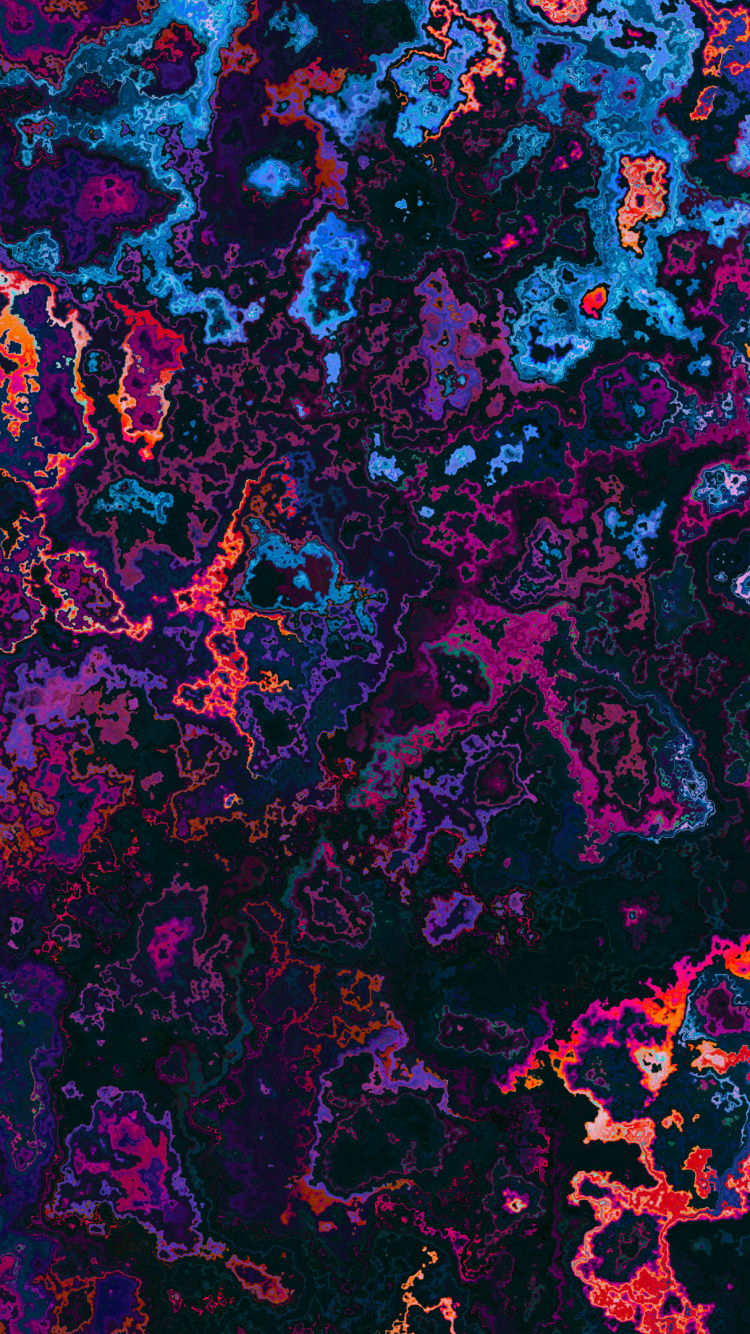 Korallenriff, Erde, Farbigkeit, Kunst, Magenta. Wallpaper in 750x1334 Resolution