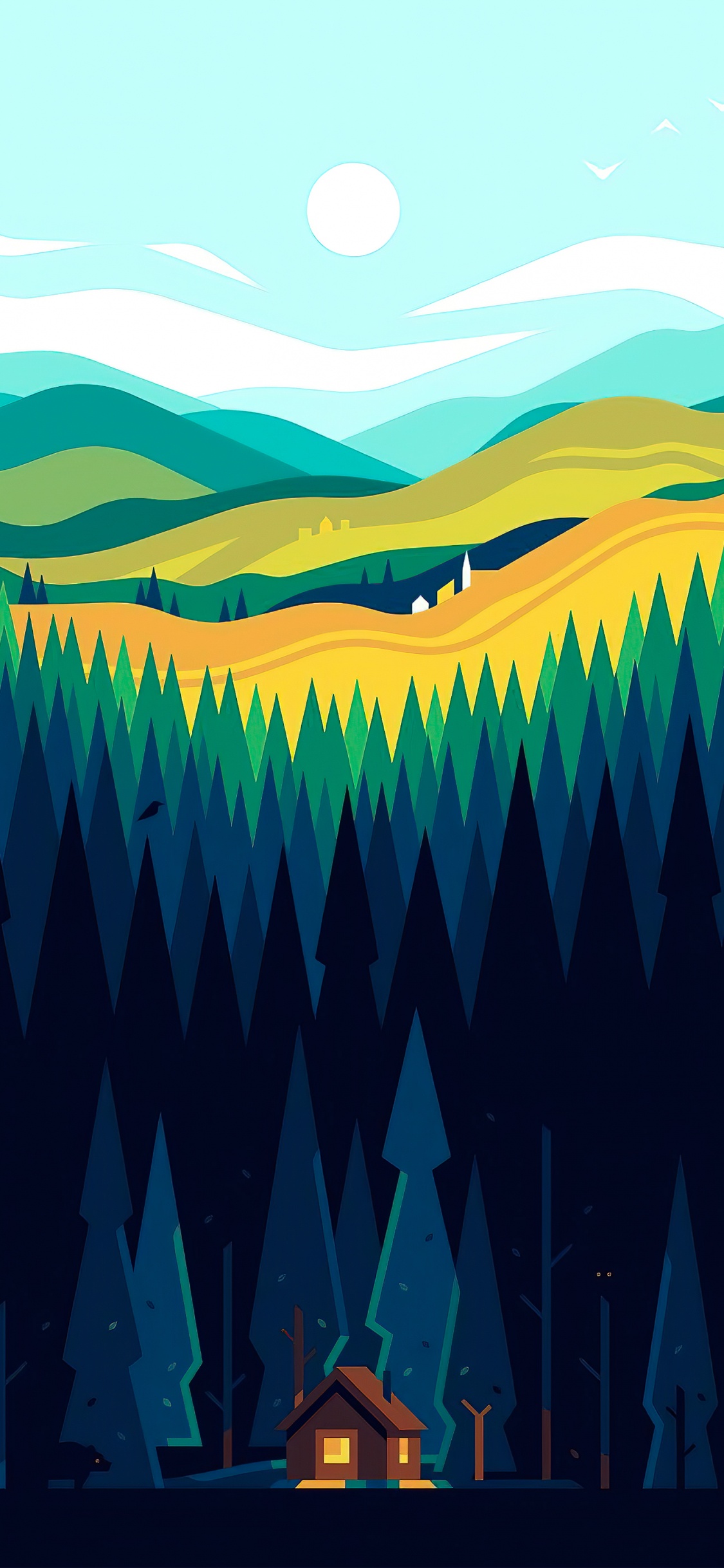 Connect, People in Nature, Slope, Line, Art. Wallpaper in 1125x2436 Resolution