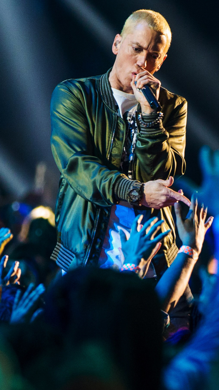 Eminem, Rendimiento, Entretenimiento, el Artista de Música, Artes Escénicas. Wallpaper in 750x1334 Resolution