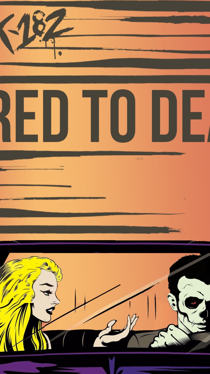 Blink-182, Pop-punk, Handumdrehen, Cartoon, Comic. Wallpaper in 720x1280 Resolution