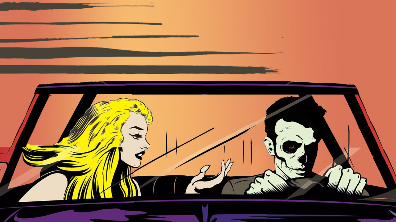 Blink-182, Pop Punk, Parpadeo, Caricatura, Libro de Historietas. Wallpaper in 1280x720 Resolution